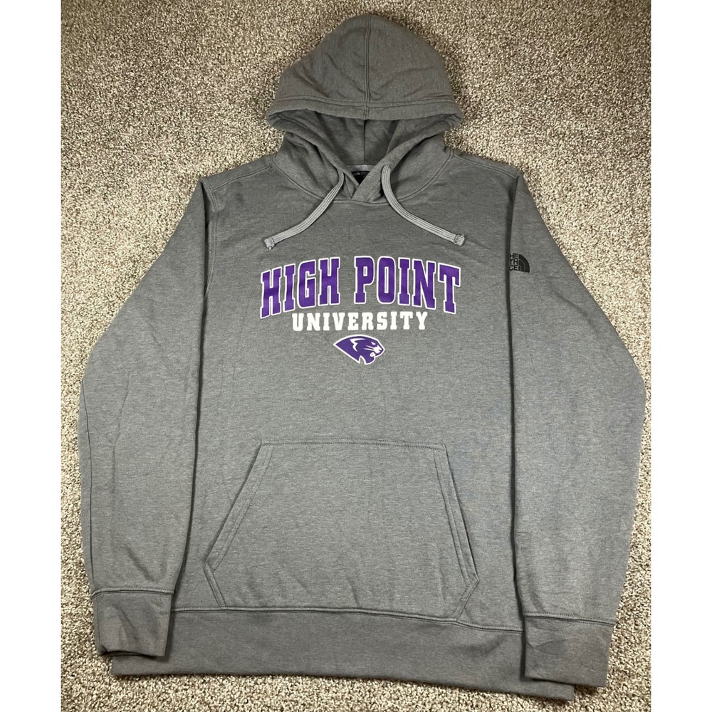 The North Face High Point University Panthers Hoodie Mens XL Gray A47FF